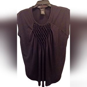 Women's Top Blouse Shirt TShirt Black